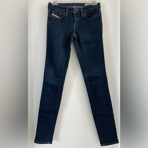 Diesel Womens Low Rise Skinzee Skinny Jeans Size 27 (32 length)